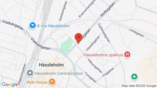 Apartments for rent i Hässleholm - kort over placeringen