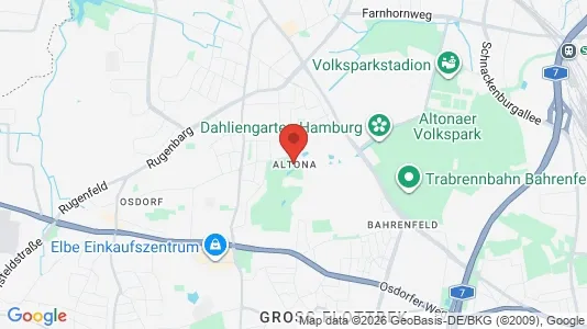 Apartments for rent i Hamburg Altona - kort over placeringen