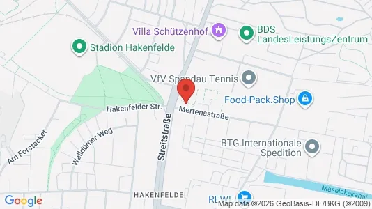 Apartments for rent i Berlin Spandau - kort over placeringen