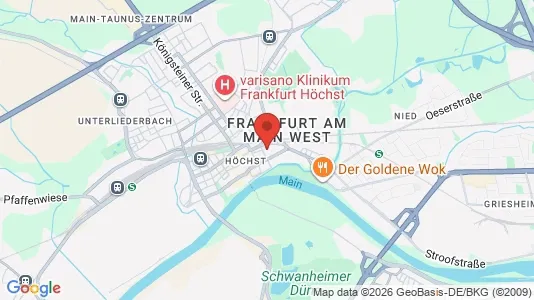 Apartments for rent i Frankfurt West - kort over placeringen
