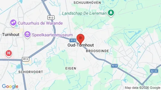 Apartments for rent i Oud-Turnhout - kort over placeringen