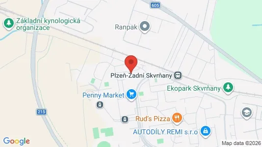 Apartments for rent i Plzeň-město - kort over placeringen