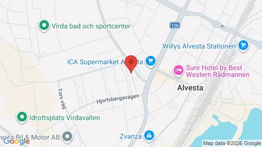 Apartments for rent i Alvesta - kort over placeringen