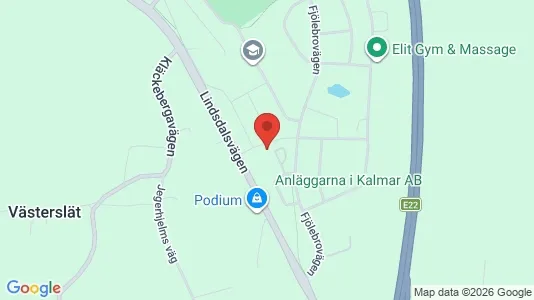 Apartments for rent i Kalmar - kort over placeringen