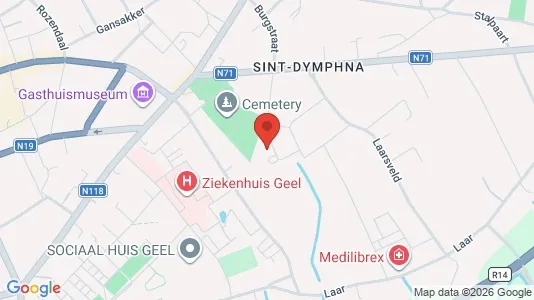 Apartments for rent i Geel - kort over placeringen