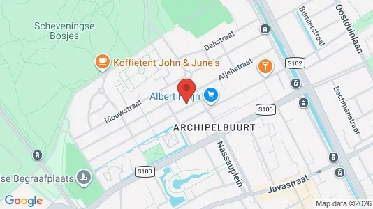 Apartments for rent i The Hague Centrum - kort over placeringen