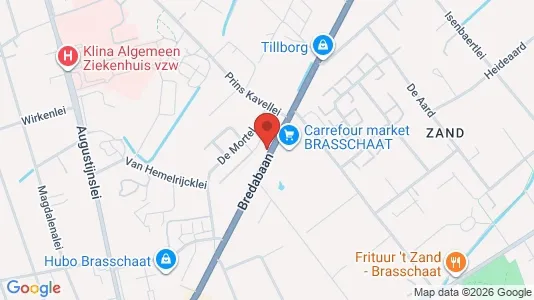 Apartments for rent i Brasschaat - kort over placeringen