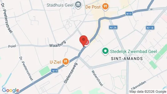 Apartments for rent i Geel - kort over placeringen