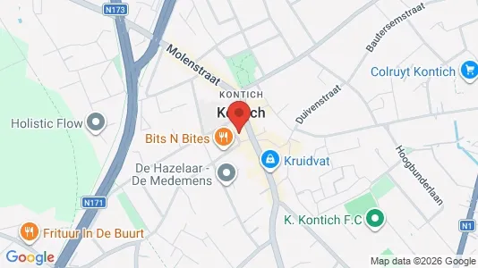 Apartments for rent i Kontich - kort over placeringen