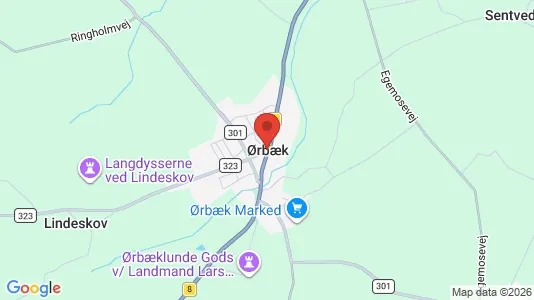 Apartments for rent i Ørbæk - kort over placeringen