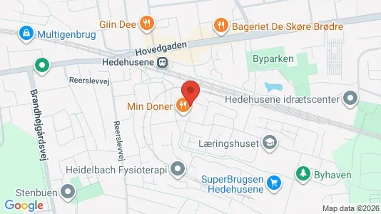 Apartments for rent i Hedehusene - kort over placeringen