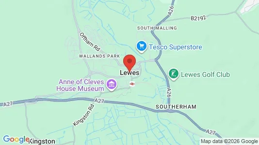 Houses for rent i Lewes - East Sussex - kort over placeringen
