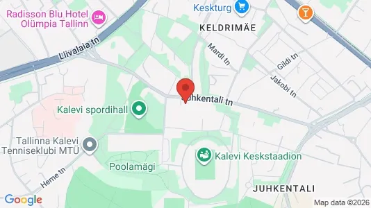 Apartments for rent i Tallinn Kesklinna - kort over placeringen