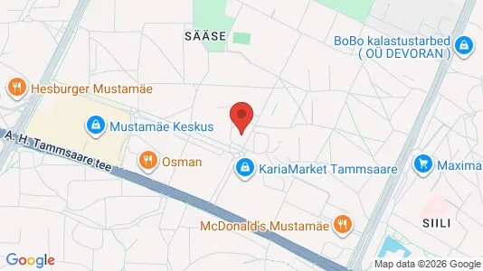 Apartments for rent i Tallinn Kesklinna - kort over placeringen