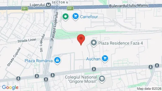 Apartments for rent i Bucharest - Sectorul 6 - kort over placeringen