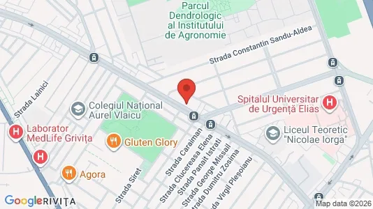 Apartments for rent i Bucharest - Sectorul 1 - kort over placeringen