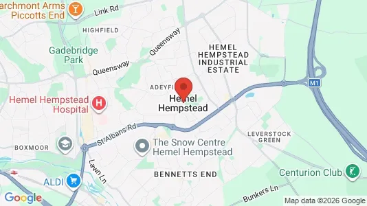 Apartments for rent i Hemel Hempstead - Hertfordshire - kort over placeringen