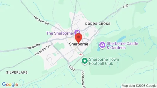 Apartments for rent i Sherborne - Dorset - kort over placeringen