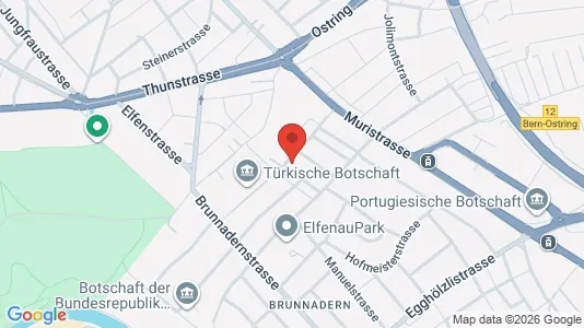 Apartments for rent i Bern-Mittelland - kort over placeringen