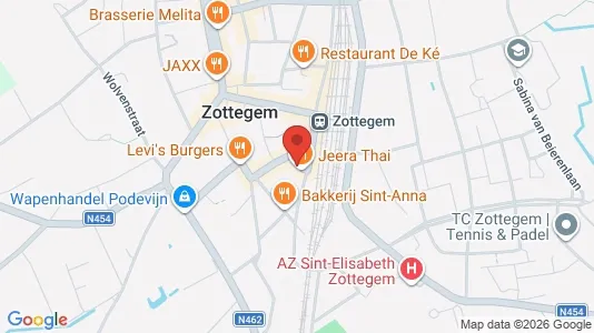 Apartments for rent i Zottegem - kort over placeringen