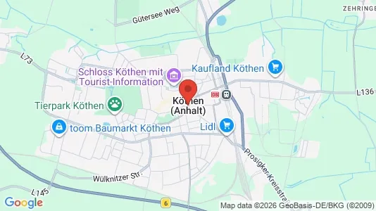 Apartments for rent i Anhalt-Bitterfeld - kort over placeringen