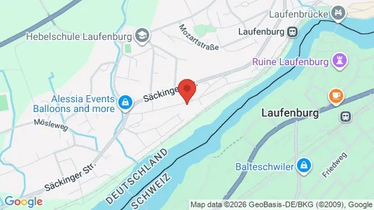 Apartments for rent i Waldshut - kort over placeringen
