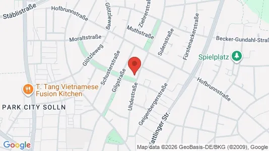 Apartments for rent i Munich Thalkirchen-Obersendling-Forstenried-Fürstenried-Solln - kort over placeringen