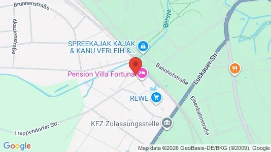 Apartments for rent i Dahme-Spreewald - kort over placeringen