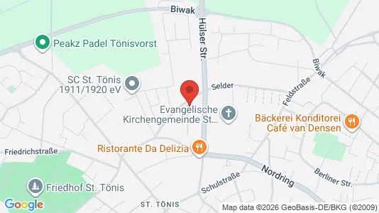 Apartments for rent i Viersen - kort over placeringen