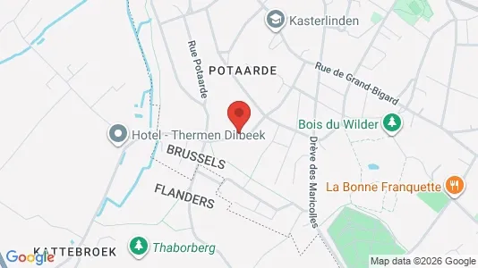 Apartments for rent i Brussels Sint-Agatha-Berchem - kort over placeringen