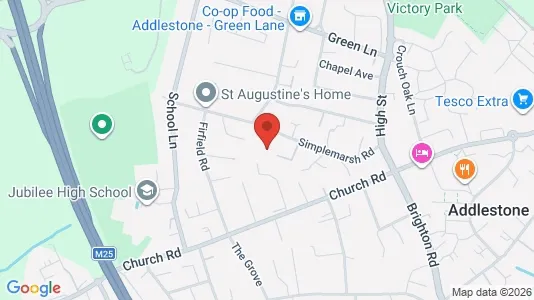 Apartments for rent i Addlestone - Surrey - kort over placeringen