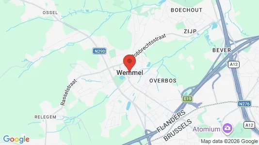 Houses for rent i Wemmel - kort over placeringen