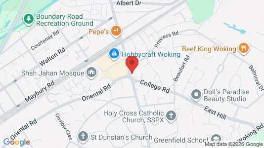 Apartments for rent i Woking - Surrey - kort over placeringen
