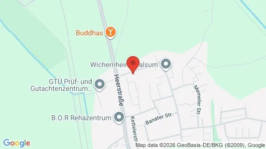 Apartments for rent i Duisburg - kort over placeringen