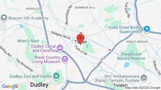Apartments for rent i Tipton - West Midlands - kort over placeringen