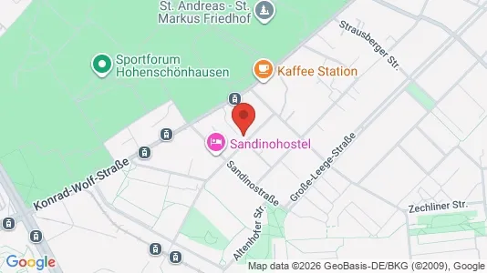 Apartments for rent i Berlin Lichtenberg - kort over placeringen