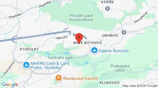 Apartments for rent i Prague 13 - kort over placeringen