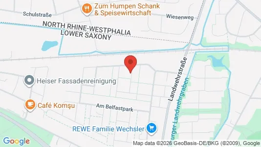 Apartments for rent i Osnabrück - kort over placeringen