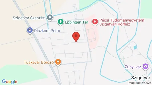 Apartments for rent i Szigetvári - kort over placeringen