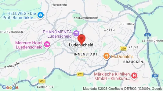 Apartments for rent i Märkischer Kreis - kort over placeringen