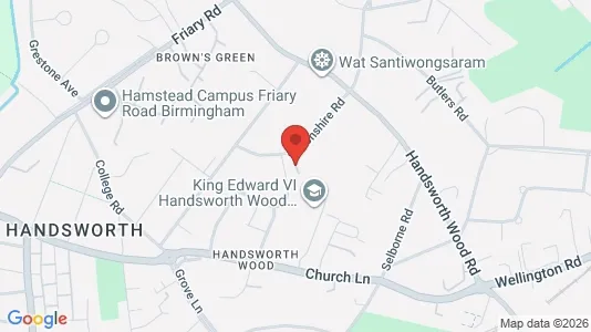 Apartments for rent i Birmingham - West Midlands - kort over placeringen