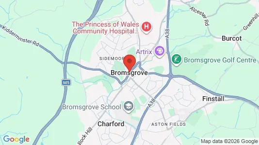 Apartments for rent i Bromsgrove - Worcestershire - kort over placeringen