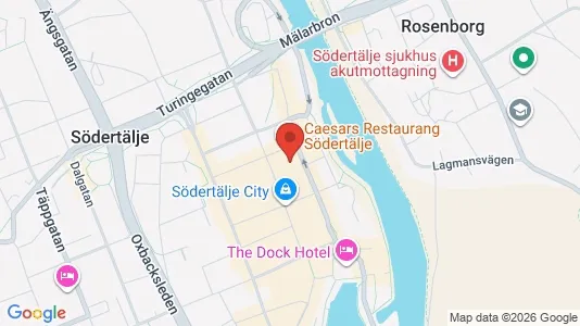Apartments for rent i Södertälje - kort over placeringen