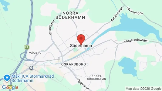 Houses for rent i Söderhamn - kort over placeringen