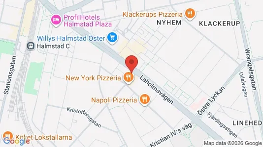 Apartments for rent i Halmstad - kort over placeringen