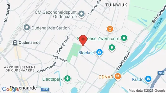 Apartments for rent i Oudenaarde - kort over placeringen
