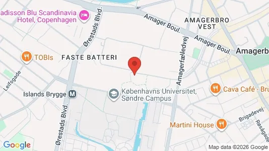Apartments for rent i Copenhagen S - kort over placeringen