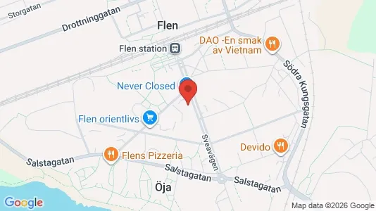 Apartments for rent i Flen - kort over placeringen