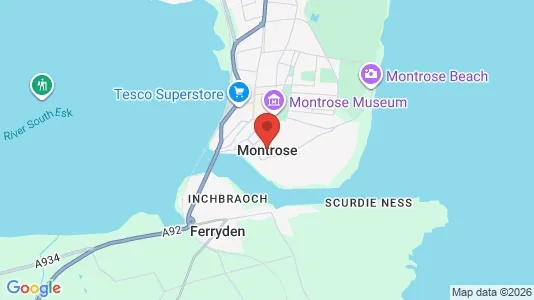 Apartments for rent i Montrose - Angus - kort over placeringen