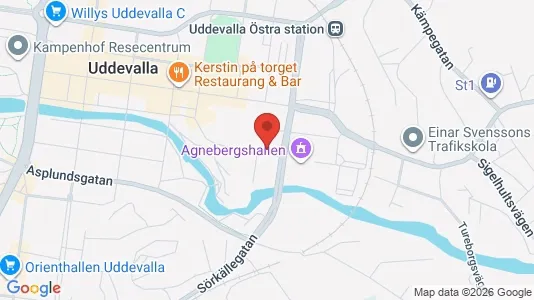 Apartments for rent i Uddevalla - kort over placeringen